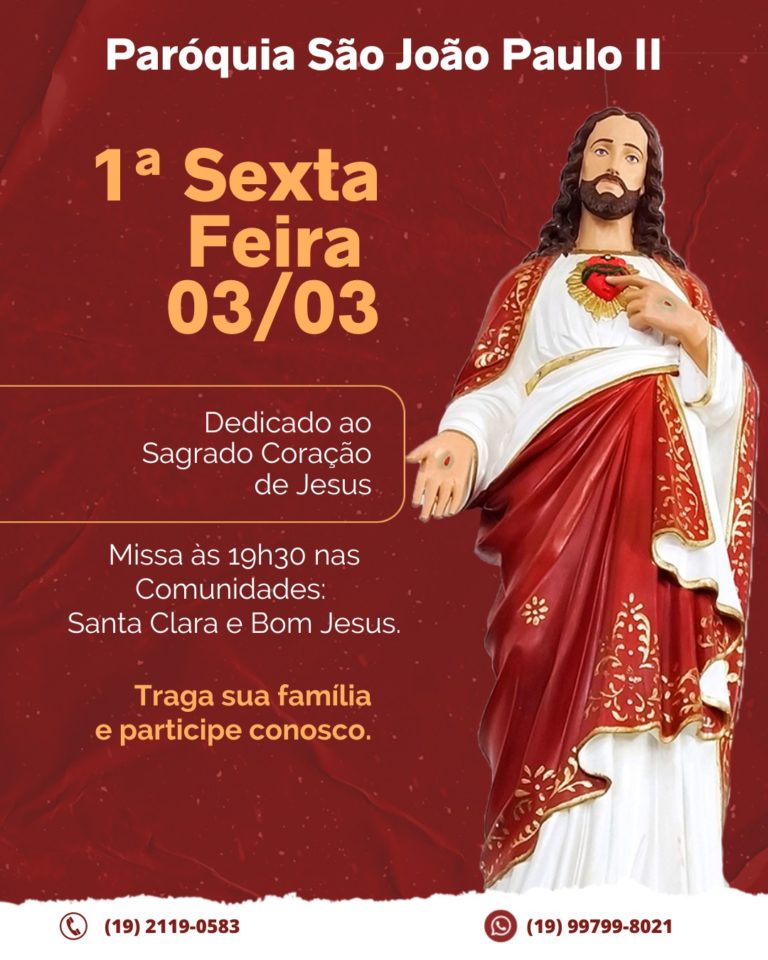 Missa do Sagrado Coração de Jesus | 03/03