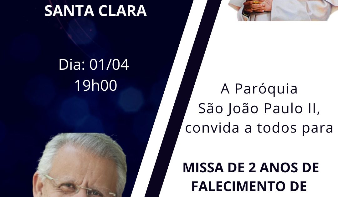 Missa em memória dos 2 anos de falecimento do prefeito Ângelo Perugini | Dia 01/04/2023