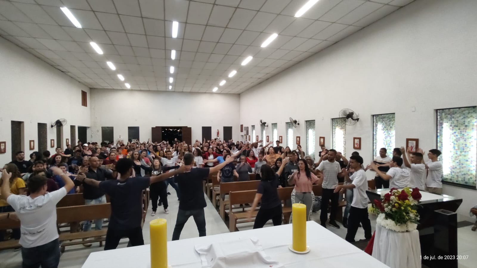 É agora. Vigília da Juventude São João Paulo II. Venha você também!!!