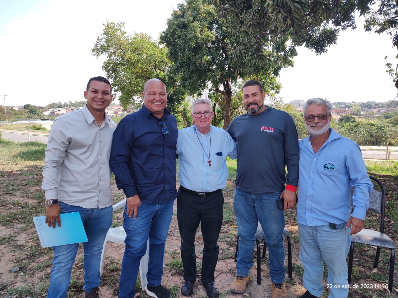 Padre Nelson tem encontro importante para as obras do Santuário. Veja os detalhes!!!